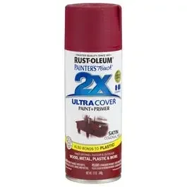 Painter‘s Touch 2X Spray Paint, Satin Colonial Red, 12-oz.