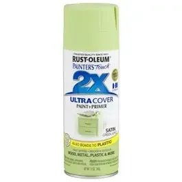 Painter‘s Touch 2X Spray Paint, Satin Green Apple, 12-oz.