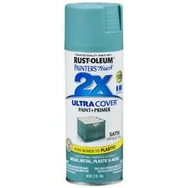 Painter‘s Touch 2X Spray Paint, Satin Teal, 12-oz.