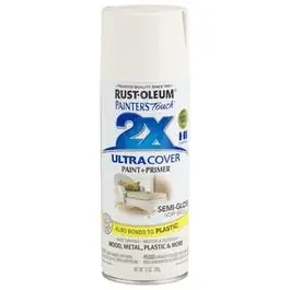 Painter‘s Touch 2X Spray Paint, Semi-Gloss Ivory Bisquit, 12-oz.