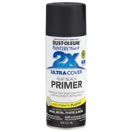 Painter‘s Touch 2X Spray Primer, Flat Black, 12-oz.