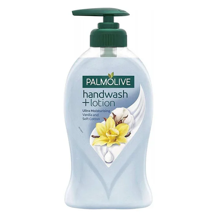 Palmolive Handwash + Lotion Vanilla & Soft Cotton Pump 250ml – Case of 6