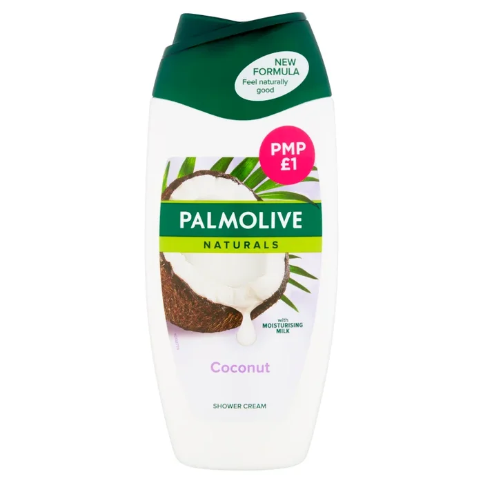 Palmolive Naturals Shower Gel Coconut 250ml PMP £1 – Case of 6