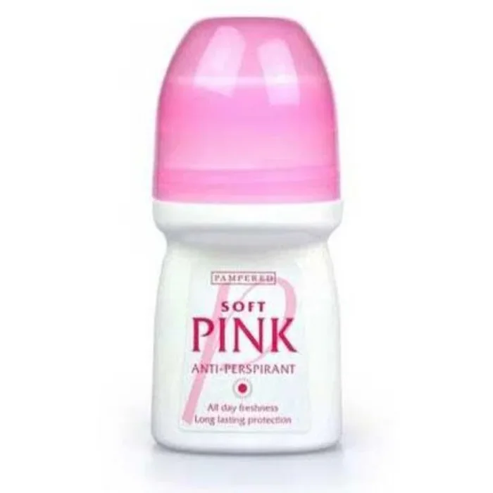 Pampered Roll On Anti-Perspirant Soft Pink 50ml – Case of 12