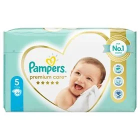 PAMPERS PREMIUM CARE GRÖSSE 5 (JUNIOR), 11-18 KG, 44 WINDELN
