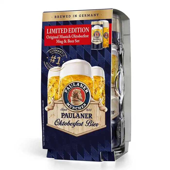Paulaner Oktoberfest Gift Set with Glass