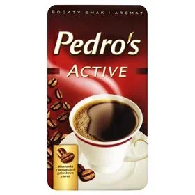 PEDRO’S ACTIVE GEMAHLENER KAFFEE 250 G 12 STK