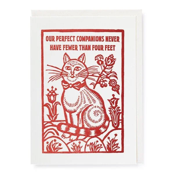 Perfect Companions Cat Card