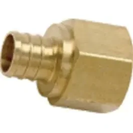 Pex Adapter, Lead Free, .5-In. Brass Barb x .75-In. FPT