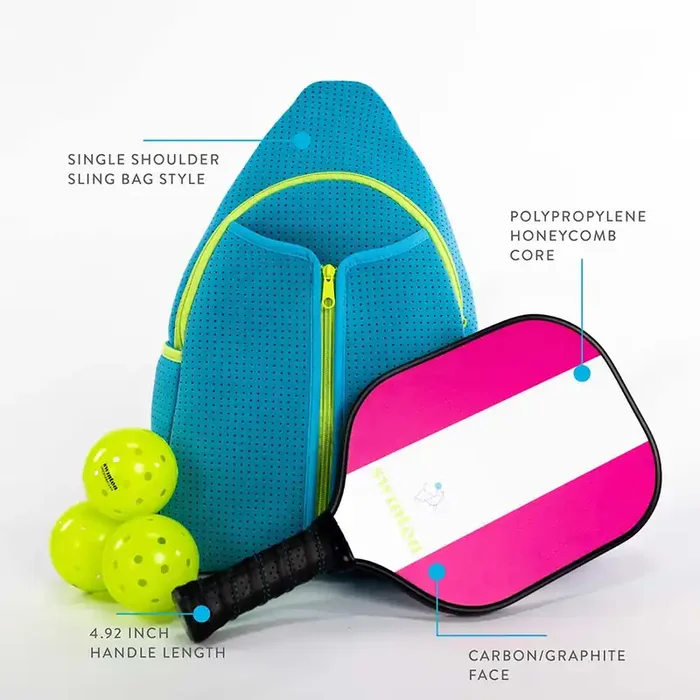 Pickleball Starter Bundle – Blue