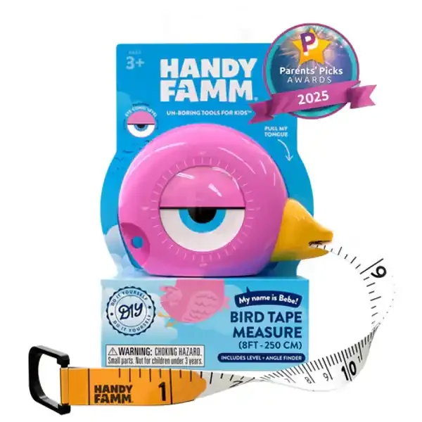 PINK BIRD TAPE MEASURE