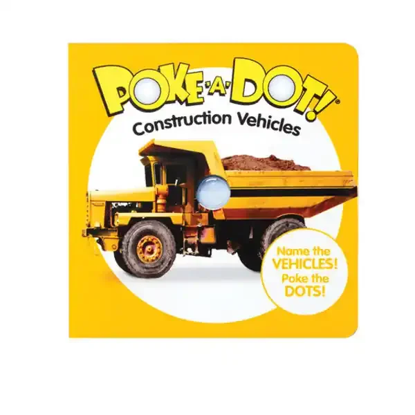 POKE-A-DOT BOOK CONSTRUCTION VEHICLES