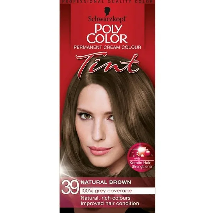 Poly Colour Natural Light Brown Hair Dye – Case of 3