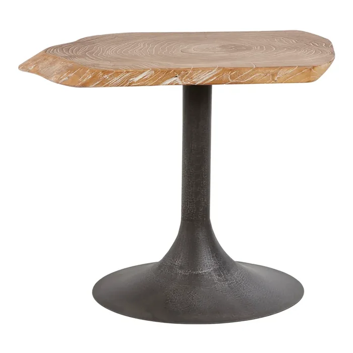 Poppy Large Reclaimed Elm Burl Side Table