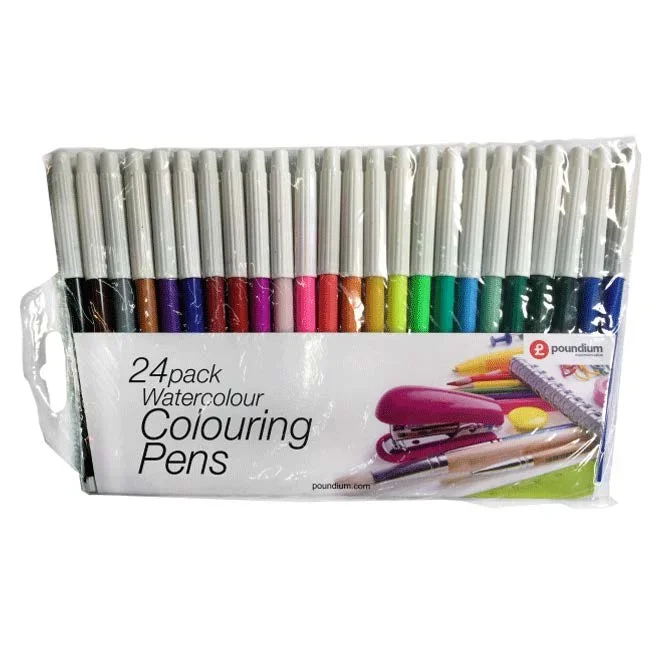 Poundium Colouring Pens 24 Pack