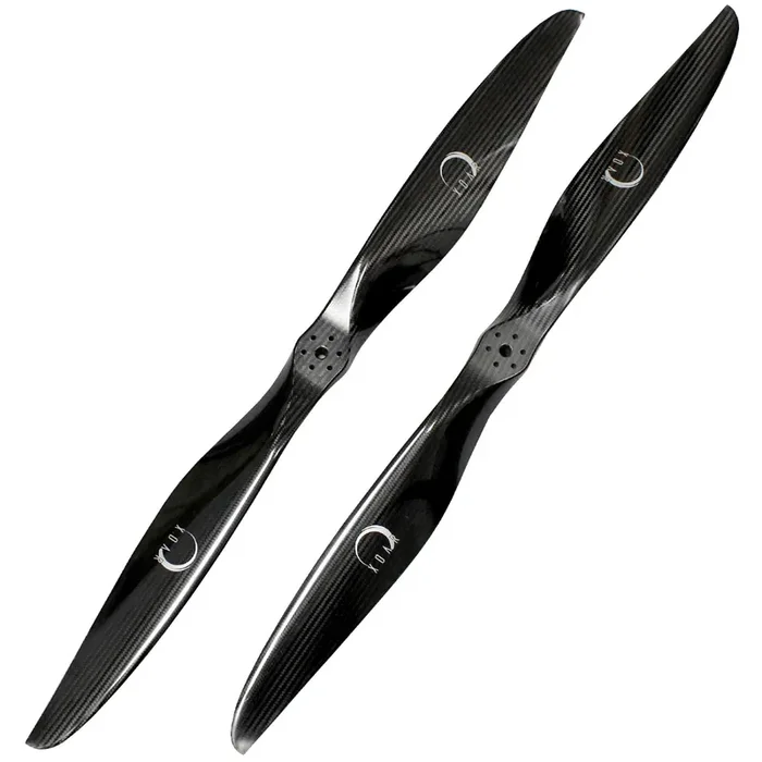 Precision Pair Carbon Fiber Propellers for Drones and Multi-Copters