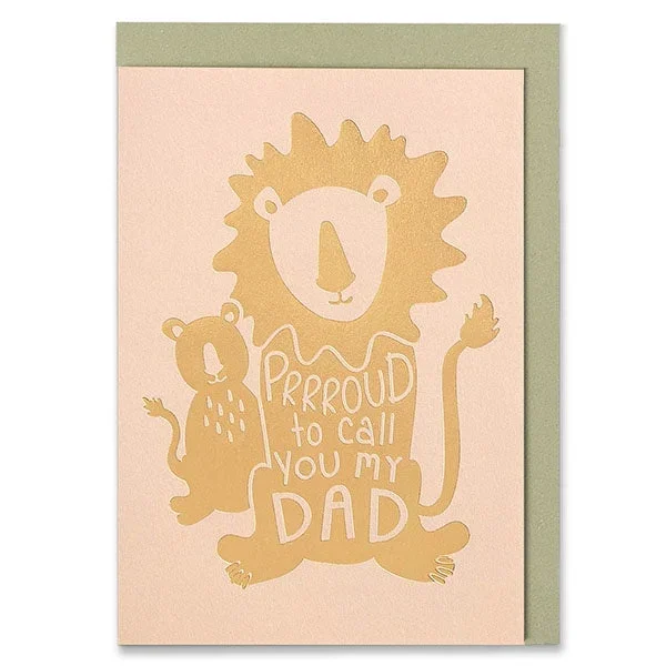 Prrroud To Call You My Dad Card