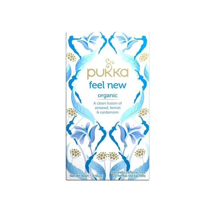 Pukka Organic feel new herb tea