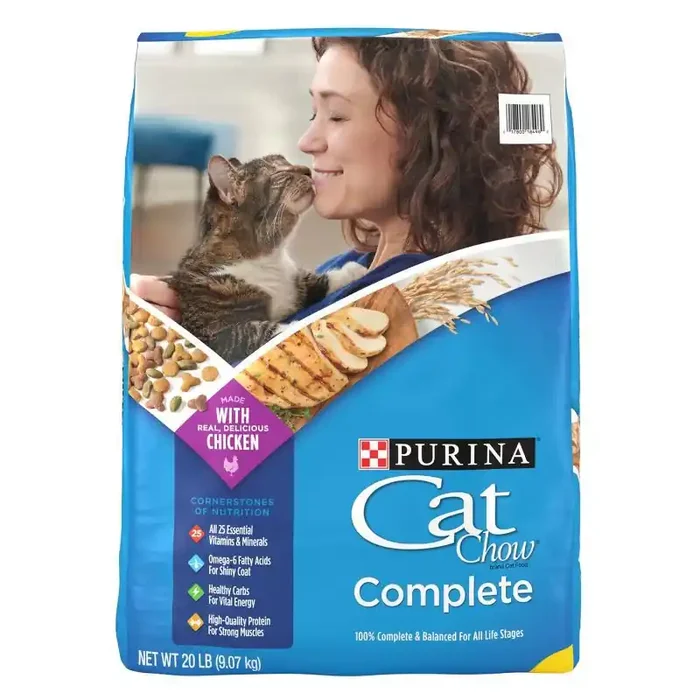 Purina Cat Chow Complete Chicken Flavor Dry Cat Food – 20lbs