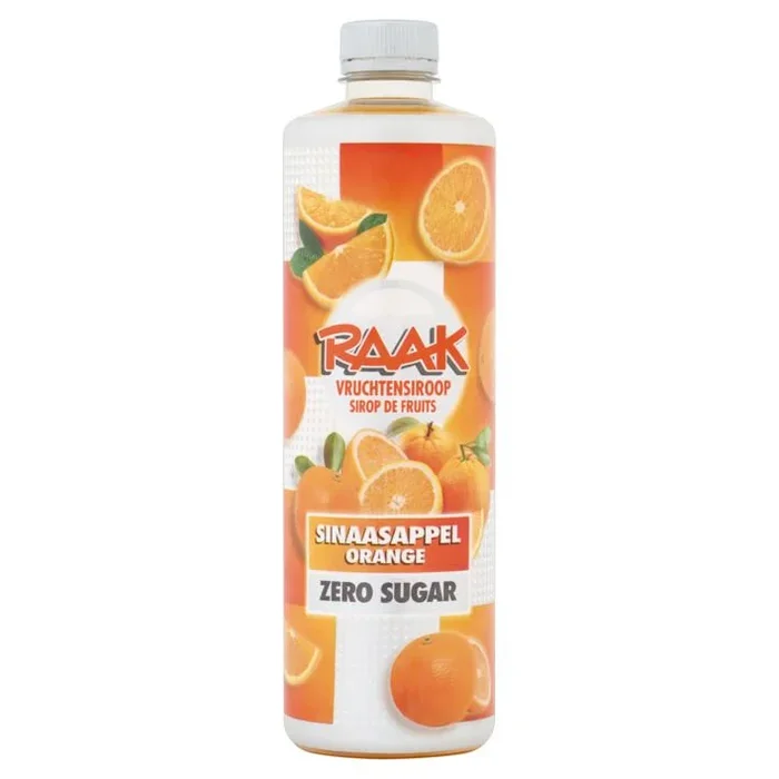 Raak Orange zero sugar fruit syrup