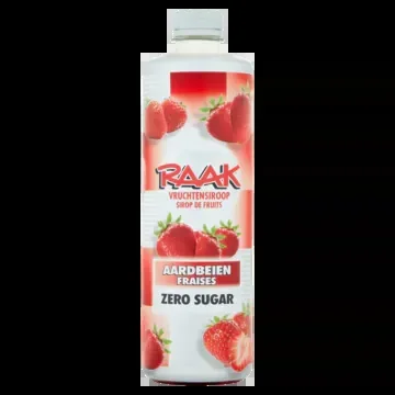 Raak Strawberry zero sugar fruit syrup