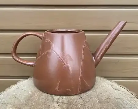 REACTIVE GLAZED STONEWARE WATERING CAN