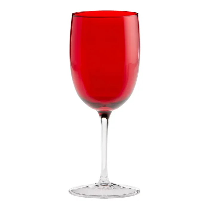 Red Bowl Holiday Big Red Wine Glass