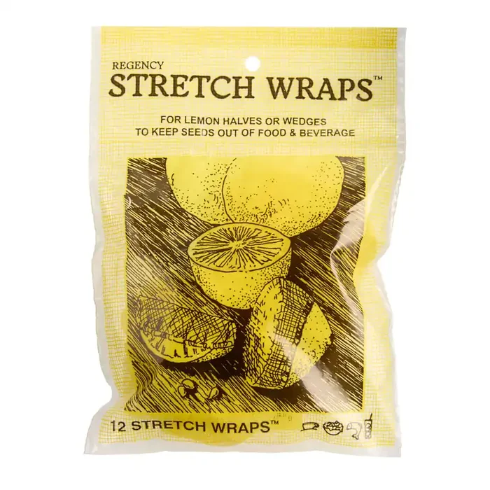 Regency Cotton and Elastic Lemon Stretch Wraps 12 Pack