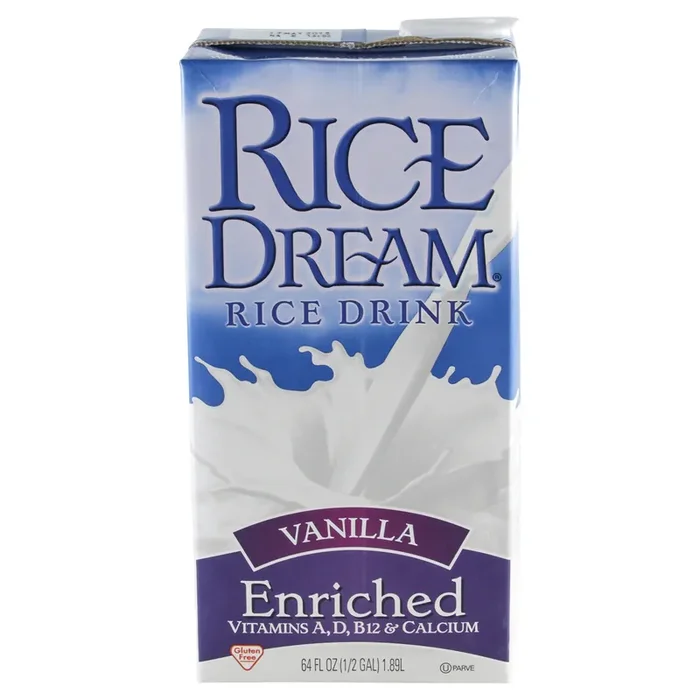 Rice Dream Organic Enriched Vanilla Rice Drink Non-Dairy Beverage – 64 fl oz
