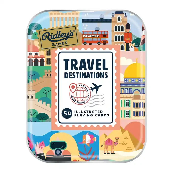 Ridley‘s Travel Destinations Playing Cards