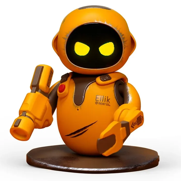 Robot Eilik Desert Quester Special Edition DQ – Touch Interactive Cute Robot with Abundant Emotions