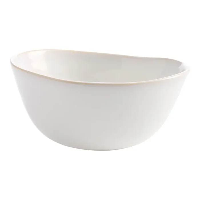 Ronan Off White Organic Reactive Glaze Bowl