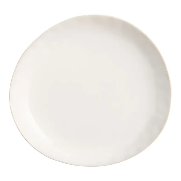 Ronan Off White Organic Reactive Glaze Salad Plate