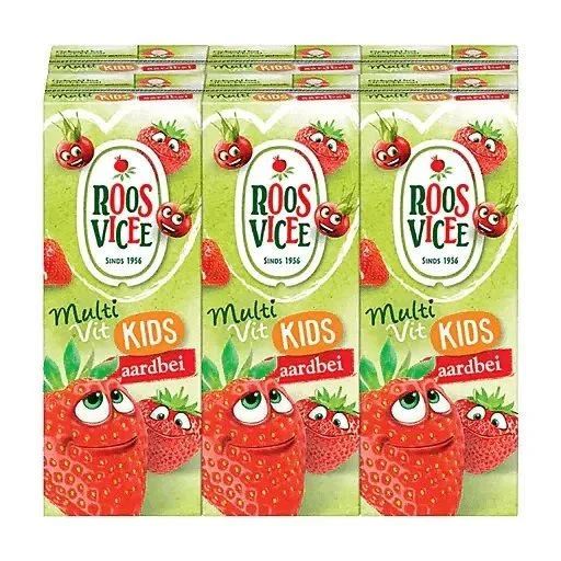 Roosvicee Strawberry multivit 6-pack
