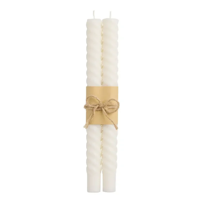 Rope Taper Candle 2 Pack