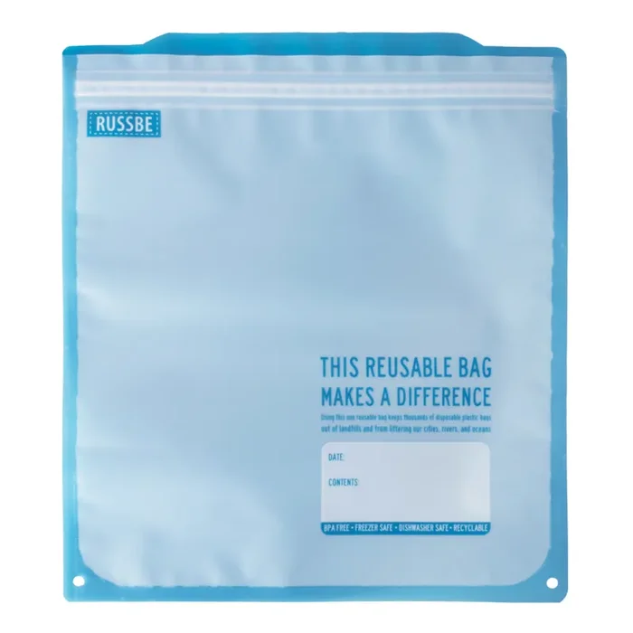 Russbe Reusable Freezer Gallon Bags 8 Pack