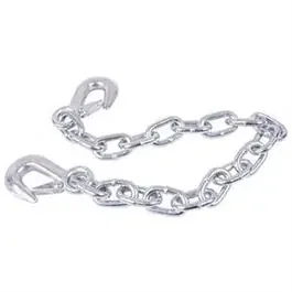 Safety Chain With S-Hook Ends, 1/4 x 36-In.