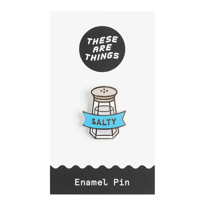 Salty Enamel Pin