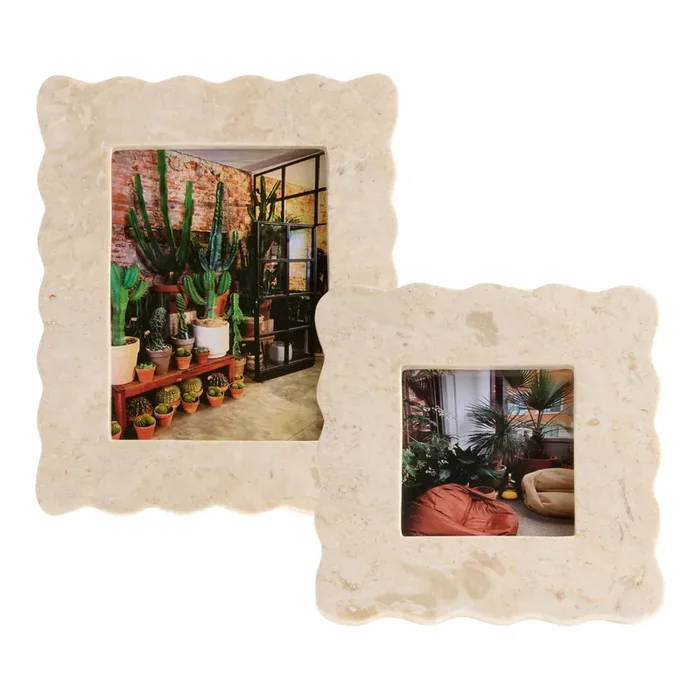 Sand Marble Wavy Frame