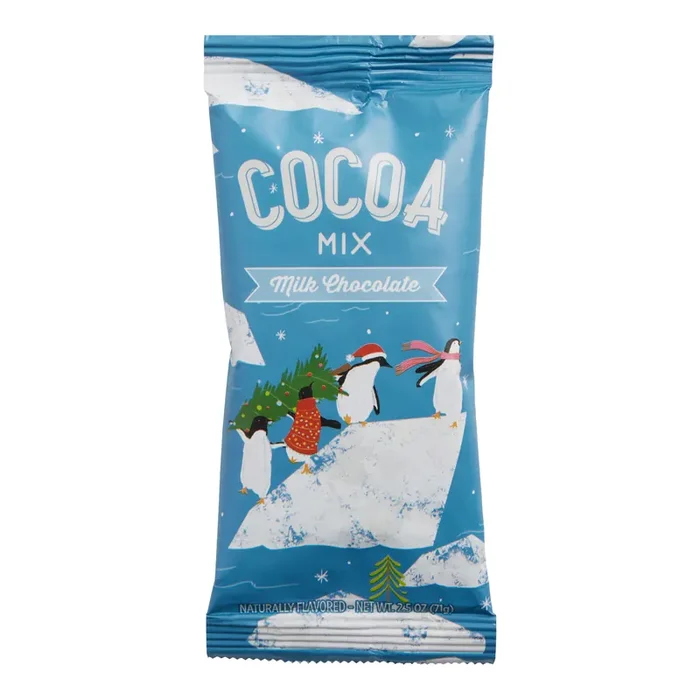 Santa & Friends Chocolate Hot Cocoa Mix Packet