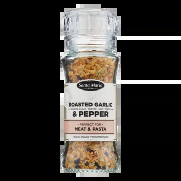 Santa Maria Roasted garlic and pepper seasoning