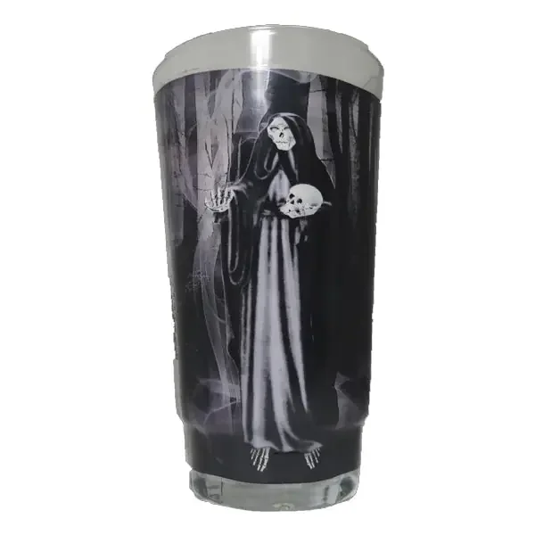 Santa Muerte Black Candle lrg cup