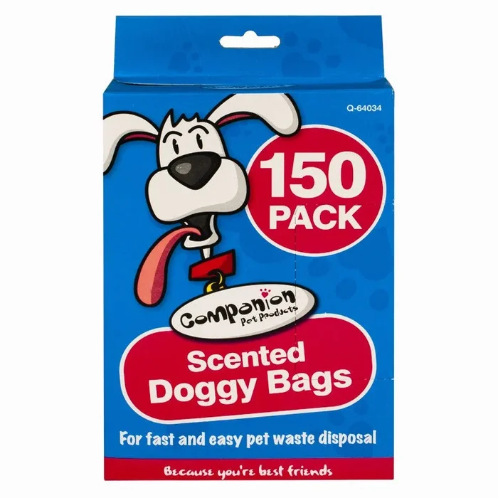 Scented Doggy Bags 150 Pack