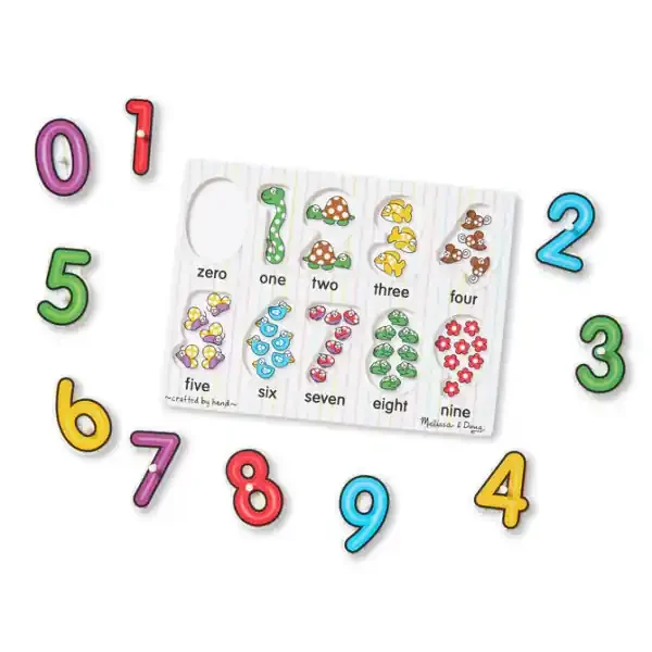 SEE INSIDE NUMBERS PEG PUZZLE