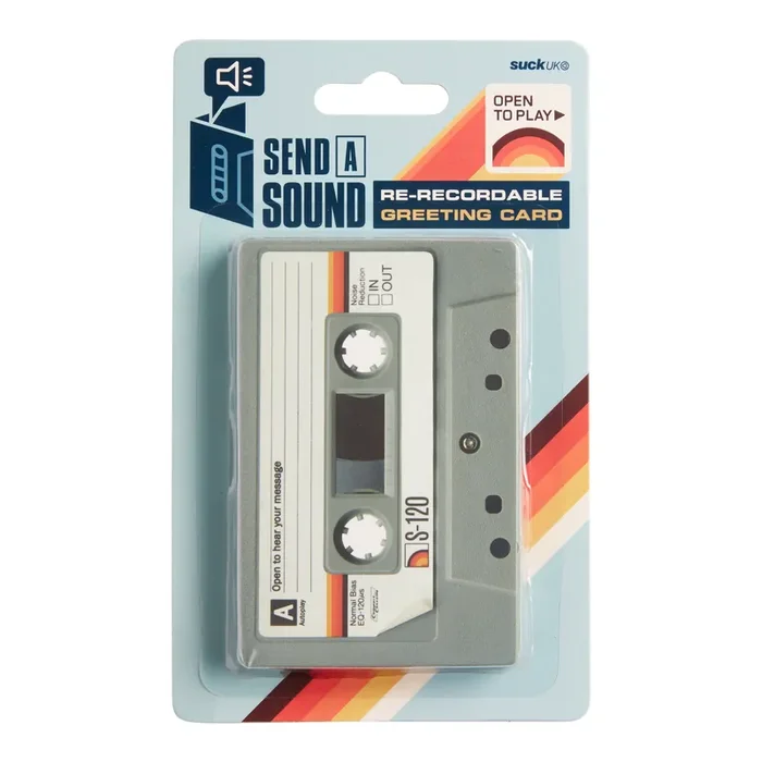 Send a Sound Recordable Cassette Greeting Card