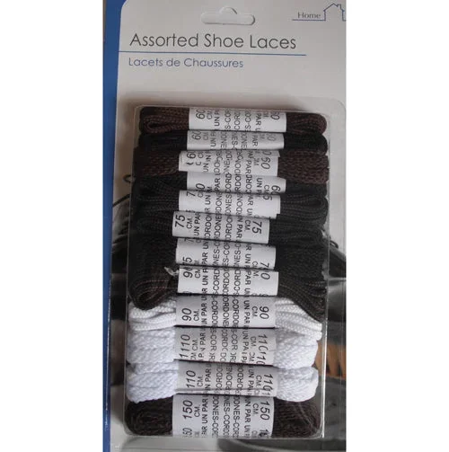 Shoelaces Assorted 12pk