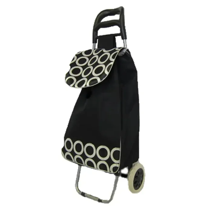 Shopping Bag on Wheels Asst. Colors 12″ x 21″ x 8″