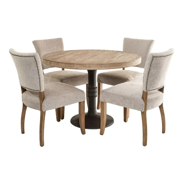 Sienna Round Graywash Dining Collection