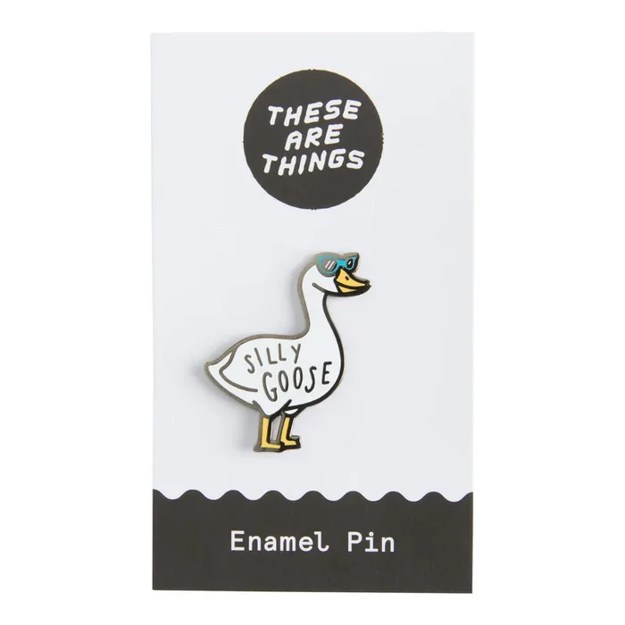 Silly Goose Enamel Pin