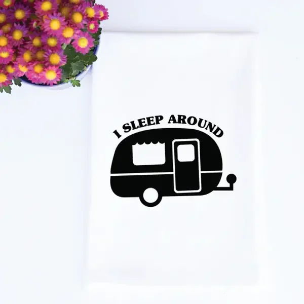 SLEEP AROUND TEA TOWEL